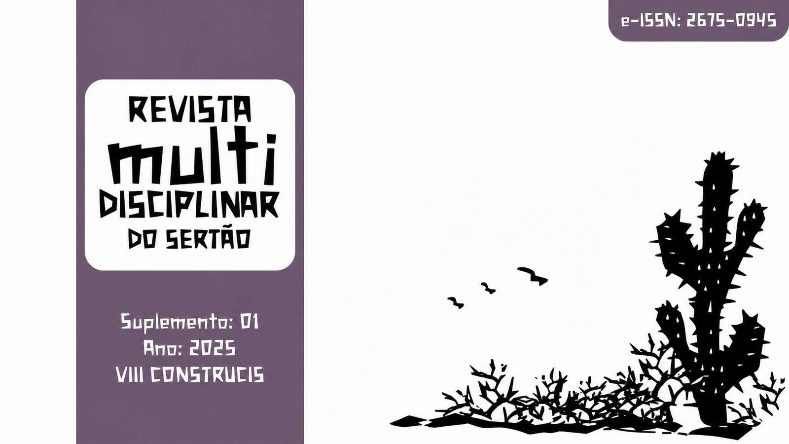 Capa da edição 2025 – Suplemento – VIII CONSTRUFIS